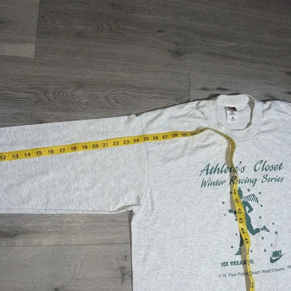 Vintage 90s Nike Athlete's Closet Winter Racing Series USA Single Stitch L - Picture 11 of 12